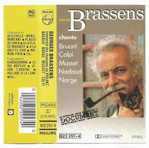 Produit Georges Brassens –Chante Bruant Colpi Musset Nadaud Norge (Document)
