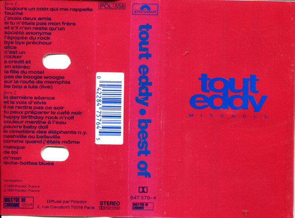 Produit Eddy Mitchell –Tout Eddy (Meilleur de)