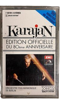 Produit [K7] Karajan Edition Officielle 80ème anniversaire Cassette Audio-K7