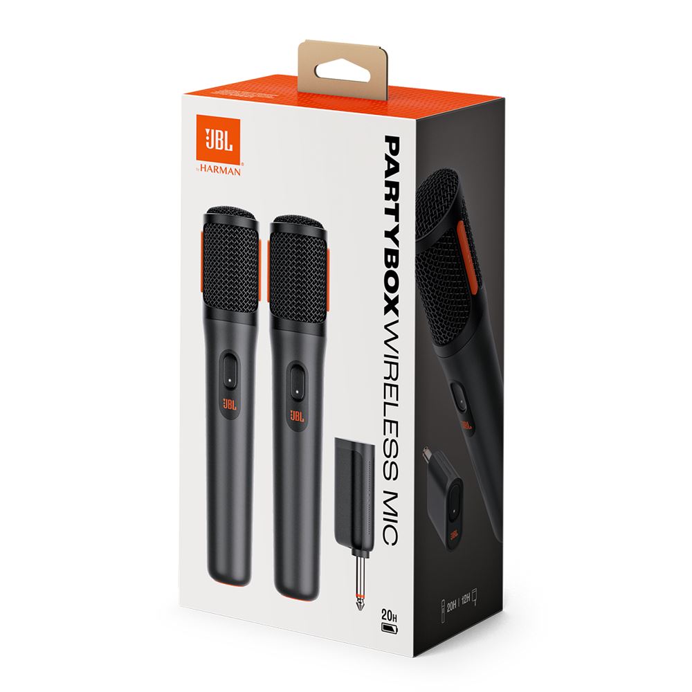 Produit JBL PartyBox Wireless Microphone Set - Black