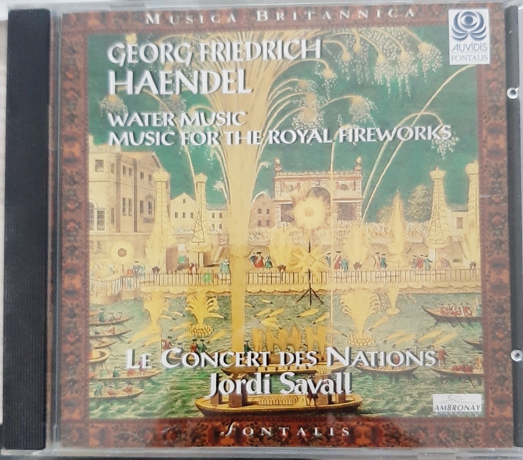Produit Haendel – Water Music Royal Fireworks, Jordi Savall (CD Audio)