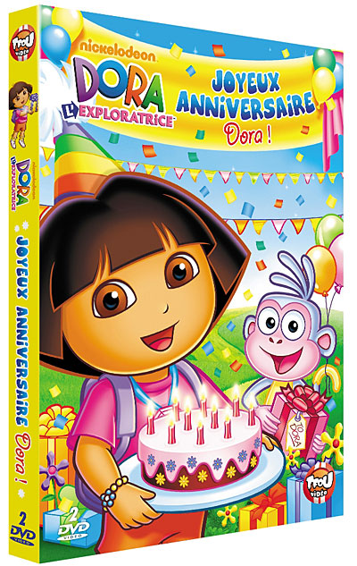 Produit Dora L'exploratrice - Joyeux Anniversaire Dora !  - DVD Action - Aventure