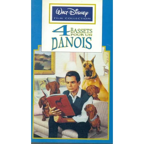 Produit 4 Bassets Pour Un Danois  - Norman Tokar / VHS Enfants