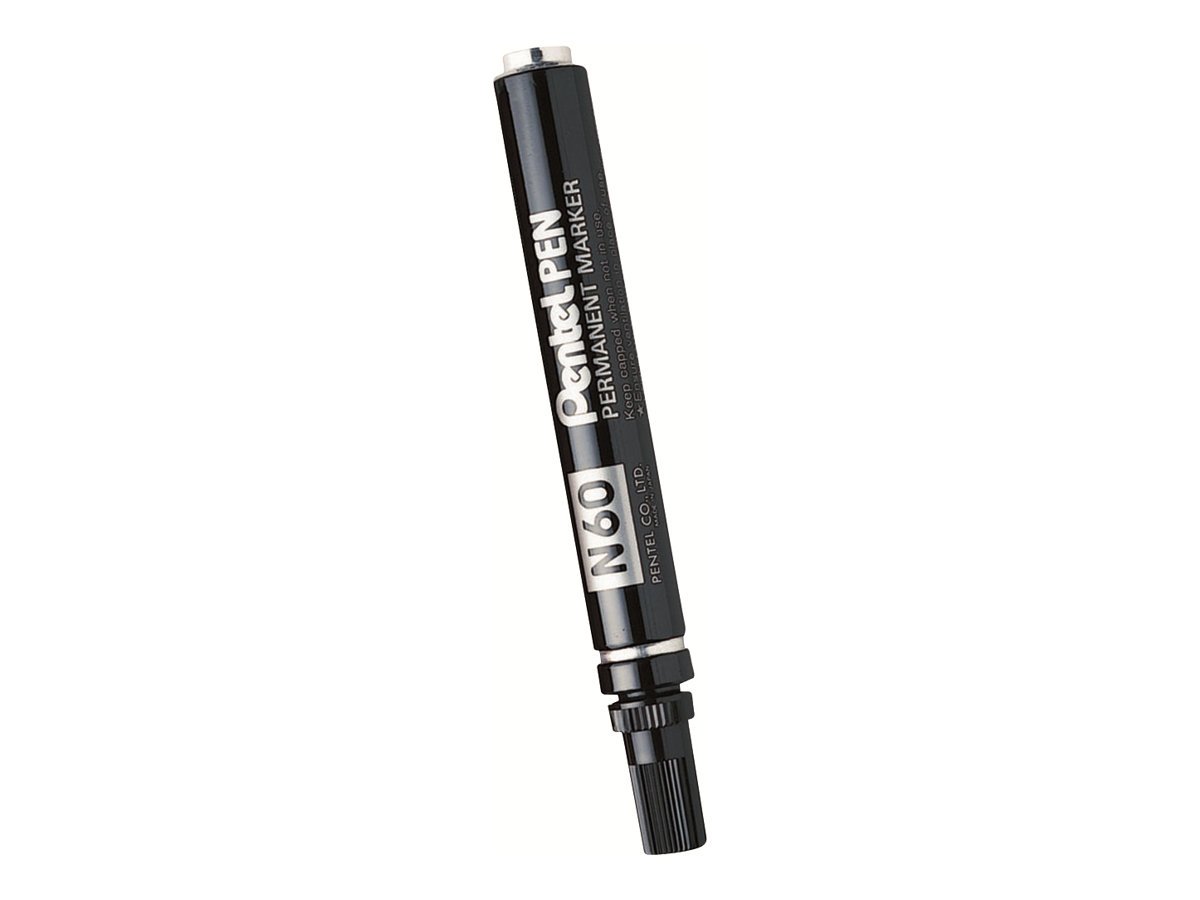 Produit Marqueur permanent - Noir - N50 - Pointe moyenne - Pentel