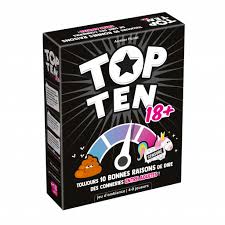 Produit Cocktail Games Top Ten 18+ - Asmodée