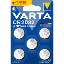 Produit PILES BOUTON LITHIUM CR2032 4+1 GRATUITE - Varta
