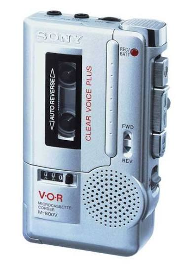 Produit Sony Pressman M-800V - Dictaphone à microcassette - argent