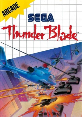 Produit Thunderblade Master System  - Jeu Sega Master System