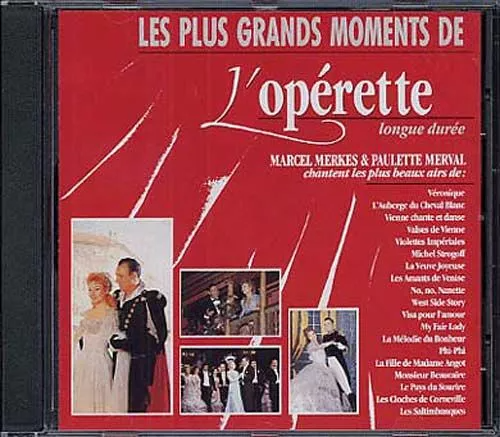Produit Les Plus Grands Moments De L'opérette  - Marcel Merkès / CD